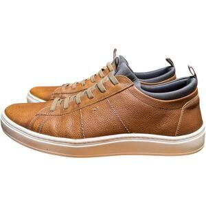 MARTIN DINGMAN Cameron Men 10.5 Old Saddle Leather Casual Shoes Sneakers 740351